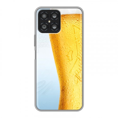Дизайнерский силиконовый чехол для Huawei Honor X8 Budweiser