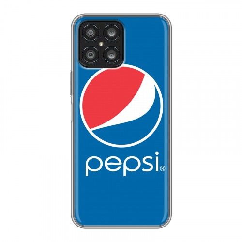 Дизайнерский силиконовый чехол для Huawei Honor X8 Pepsi