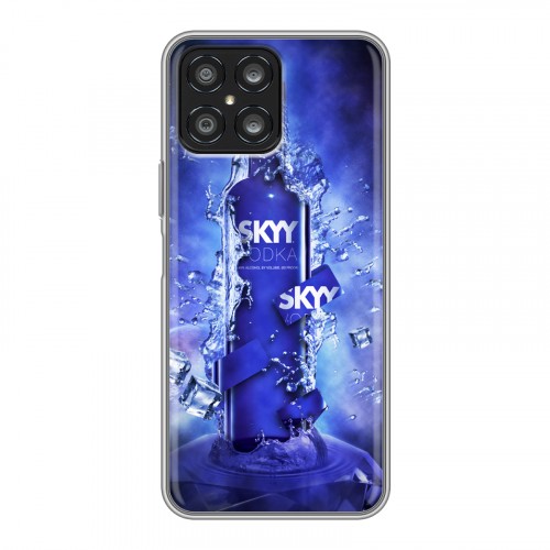 Дизайнерский силиконовый чехол для Huawei Honor X8 Skyy Vodka