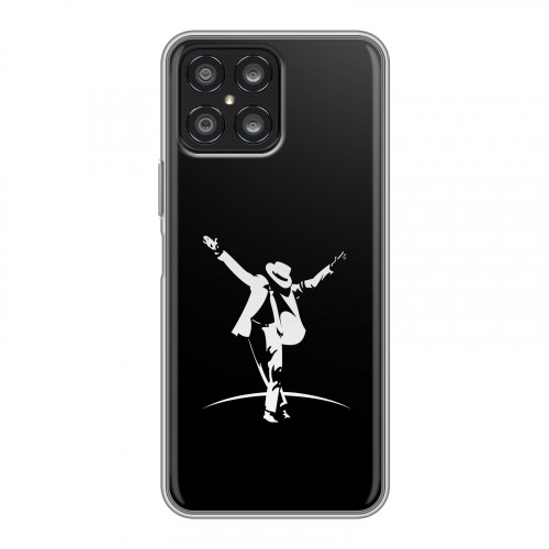 Дизайнерский силиконовый чехол для Huawei Honor X8 Майкл Джексон