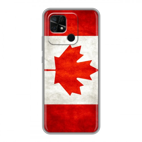 Дизайнерский пластиковый чехол для Xiaomi Redmi 10C Флаг Канады