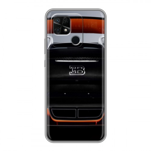 Дизайнерский силиконовый чехол для Xiaomi Redmi 10C Bugatti