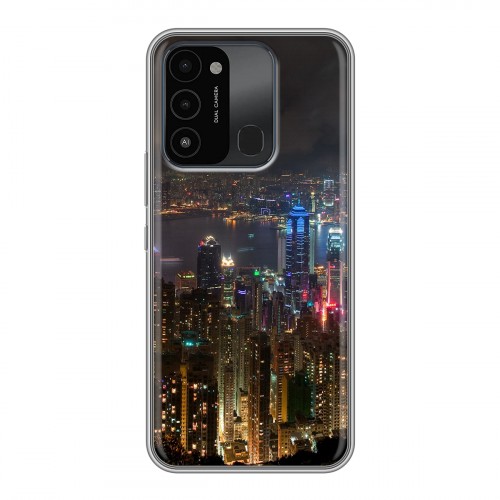 Дизайнерский силиконовый с усиленными углами чехол для Tecno Spark Go 2022 Гонконг