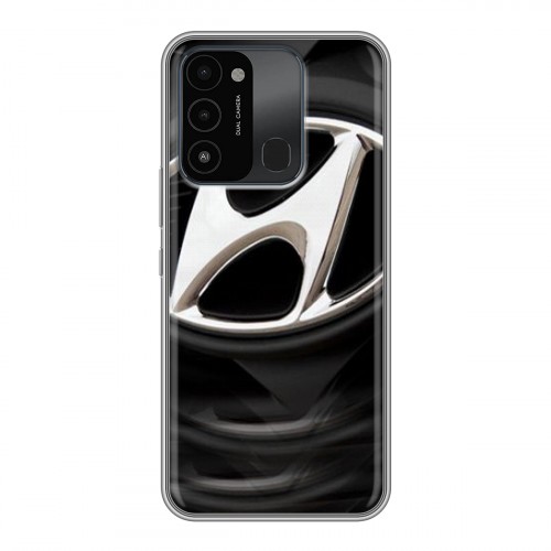 Дизайнерский силиконовый с усиленными углами чехол для Tecno Spark Go 2022 Hyundai