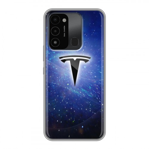 Дизайнерский пластиковый чехол для Tecno Spark Go 2022 Tesla