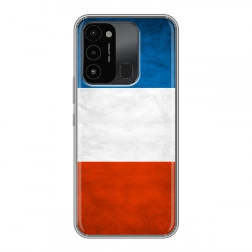 Дизайнерский пластиковый чехол для Tecno Spark Go 2022 Флаг Франции