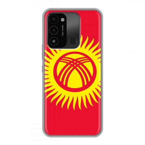 Дизайнерский пластиковый чехол для Tecno Spark Go 2022 Флаг Киргизии