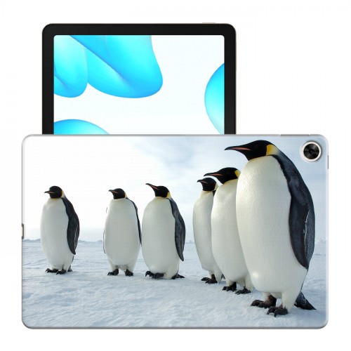Дизайнерский силиконовый чехол для Realme Pad Пингвины