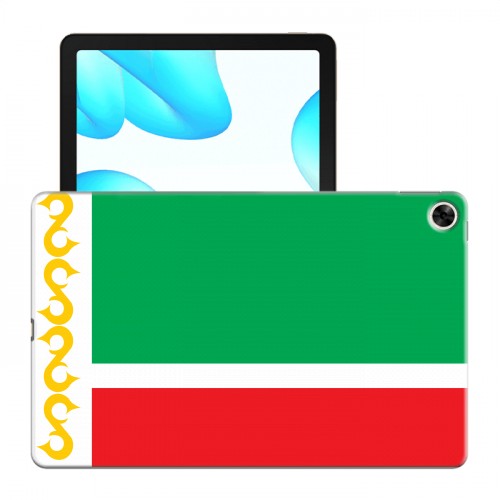 Дизайнерский силиконовый чехол для Realme Pad флаг Чечни