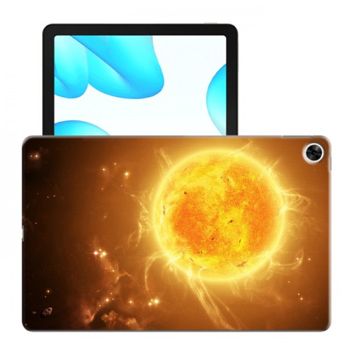 Дизайнерский силиконовый чехол для Realme Pad Солнце