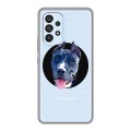 Полупрозрачный дизайнерский пластиковый чехол для Samsung Galaxy A33 5G Прозрачные собаки