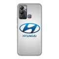 Дизайнерский силиконовый с усиленными углами чехол для Infinix Hot 12i Hyundai