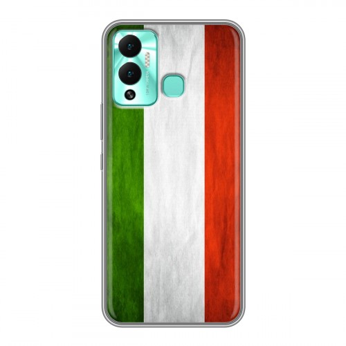 Дизайнерский силиконовый с усиленными углами чехол для Infinix Hot 12 Play Флаг Италии