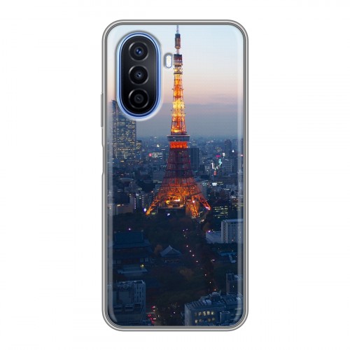 Дизайнерский силиконовый чехол для Huawei Nova Y70 Токио