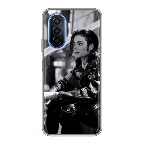 Дизайнерский силиконовый чехол для Huawei Nova Y70 Майкл Джексон