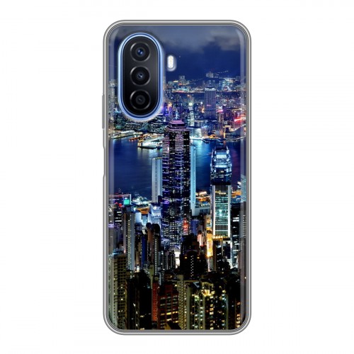 Дизайнерский силиконовый чехол для Huawei Nova Y70 Гонконг