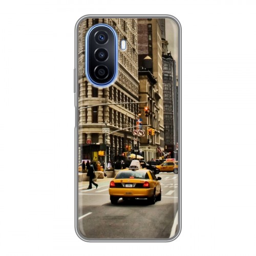 Дизайнерский силиконовый чехол для Huawei Nova Y70 Нью-Йорк