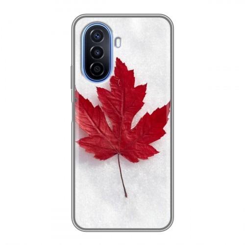 Дизайнерский силиконовый чехол для Huawei Nova Y70 Флаг Канады