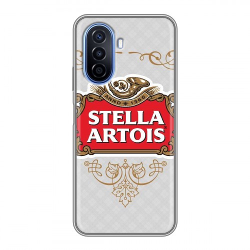 Дизайнерский силиконовый чехол для Huawei Nova Y70 Stella Artois