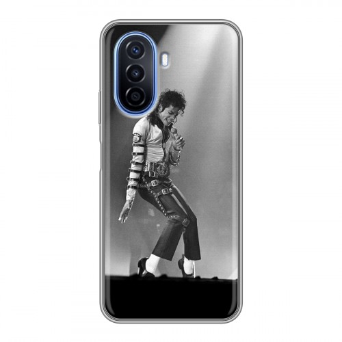 Дизайнерский силиконовый чехол для Huawei Nova Y70 Майкл Джексон