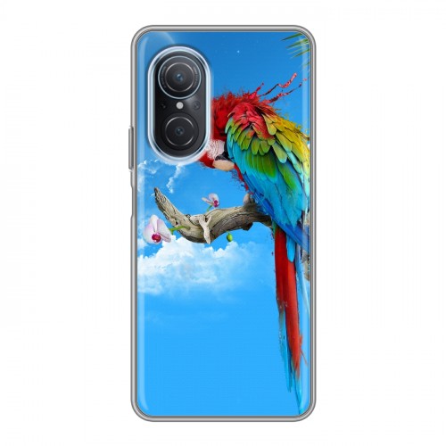 Дизайнерский силиконовый чехол для Huawei Nova 9 SE Попугаи