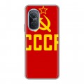 Дизайнерский силиконовый чехол для Huawei Nova 9 SE Флаг СССР
