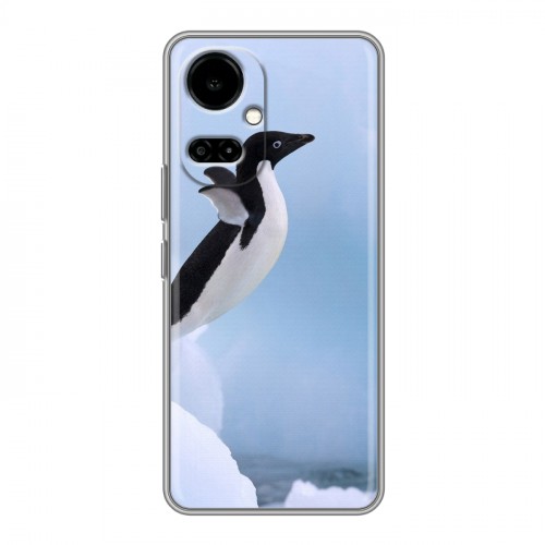 Дизайнерский пластиковый чехол для Tecno Camon 19 Пингвины