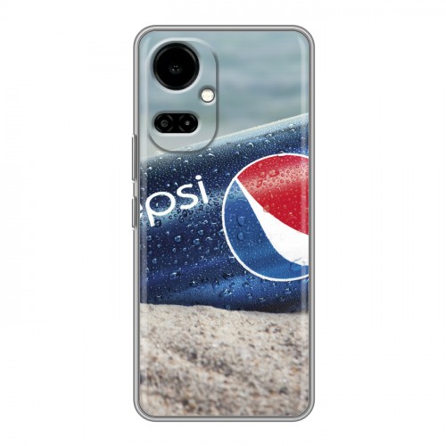 Дизайнерский силиконовый чехол для Tecno Camon 19 Pepsi