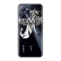 Полупрозрачный дизайнерский пластиковый чехол для Realme C35 Ацтекский арт