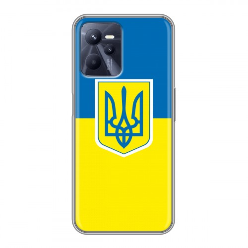 Дизайнерский силиконовый чехол для Realme C35 Флаг Украины