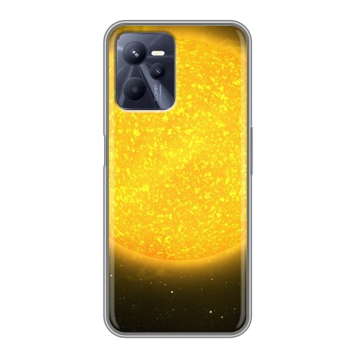 Дизайнерский пластиковый чехол для Realme C35 Солнце