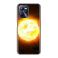 Дизайнерский силиконовый чехол для Realme C35 Солнце