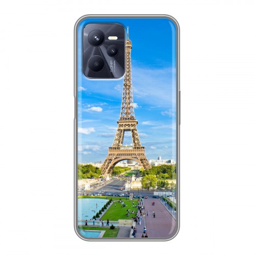 Дизайнерский силиконовый чехол для Realme C35 Париж