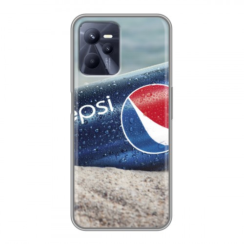 Дизайнерский силиконовый чехол для Realme C35 Pepsi