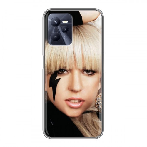 Дизайнерский пластиковый чехол для Realme C35 Леди Гага