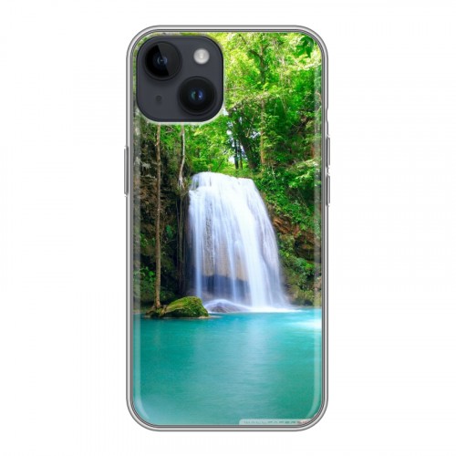 Дизайнерский пластиковый чехол для Iphone 14 Водопады