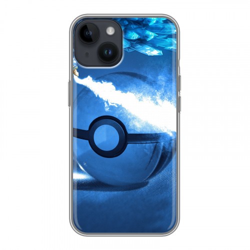 Дизайнерский пластиковый чехол для Iphone 14 Pokemon Go