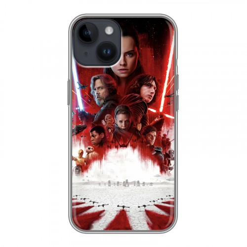 Дизайнерский пластиковый чехол для Iphone 14 Star Wars : The Last Jedi