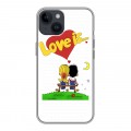 Дизайнерский пластиковый чехол для Iphone 14 любовь это...
