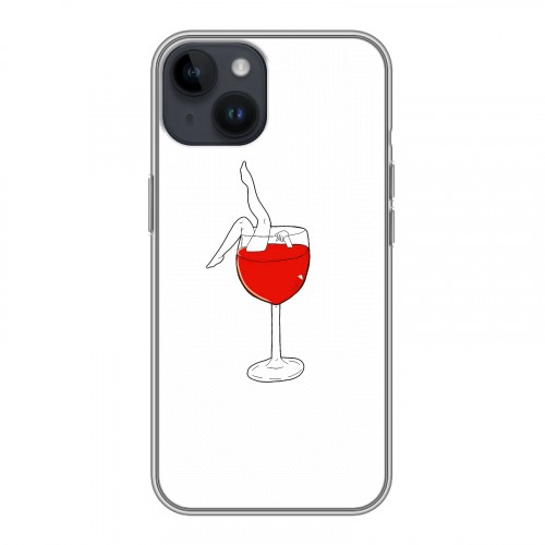 Дизайнерский пластиковый чехол для Iphone 14 Истина в вине
