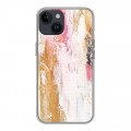 Дизайнерский пластиковый чехол для Iphone 14 Мазки краски