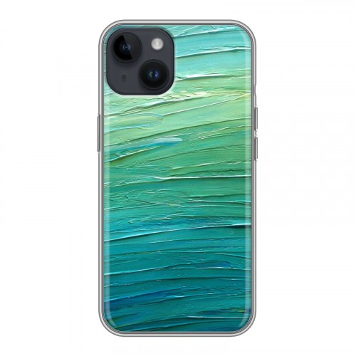 Дизайнерский пластиковый чехол для Iphone 14 Мазки краски