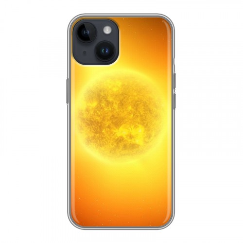 Дизайнерский пластиковый чехол для Iphone 14 Солнце