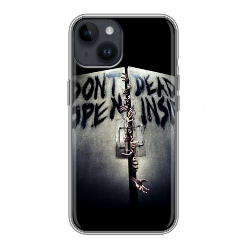 Дизайнерский пластиковый чехол для Iphone 14 Ходячие мертвецы