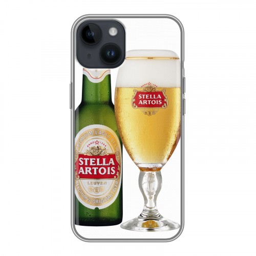 Дизайнерский пластиковый чехол для Iphone 14 Stella Artois