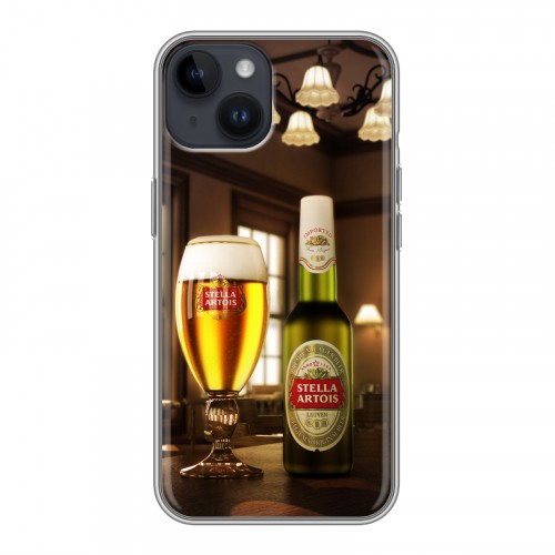 Дизайнерский пластиковый чехол для Iphone 14 Stella Artois