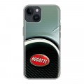 Дизайнерский пластиковый чехол для Iphone 14 Bugatti
