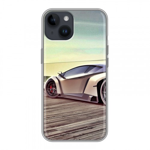 Дизайнерский пластиковый чехол для Iphone 14 Lamborghini