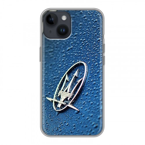 Дизайнерский пластиковый чехол для Iphone 14 Maserati
