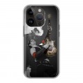 Дизайнерский силиконовый чехол для Iphone 14 Pro